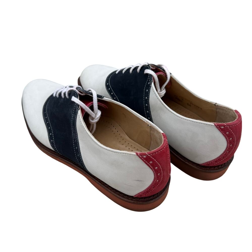 Vintage Cole Haan Limited Special Edition Derby Saddle Shoes Mens 7 Summer 1996